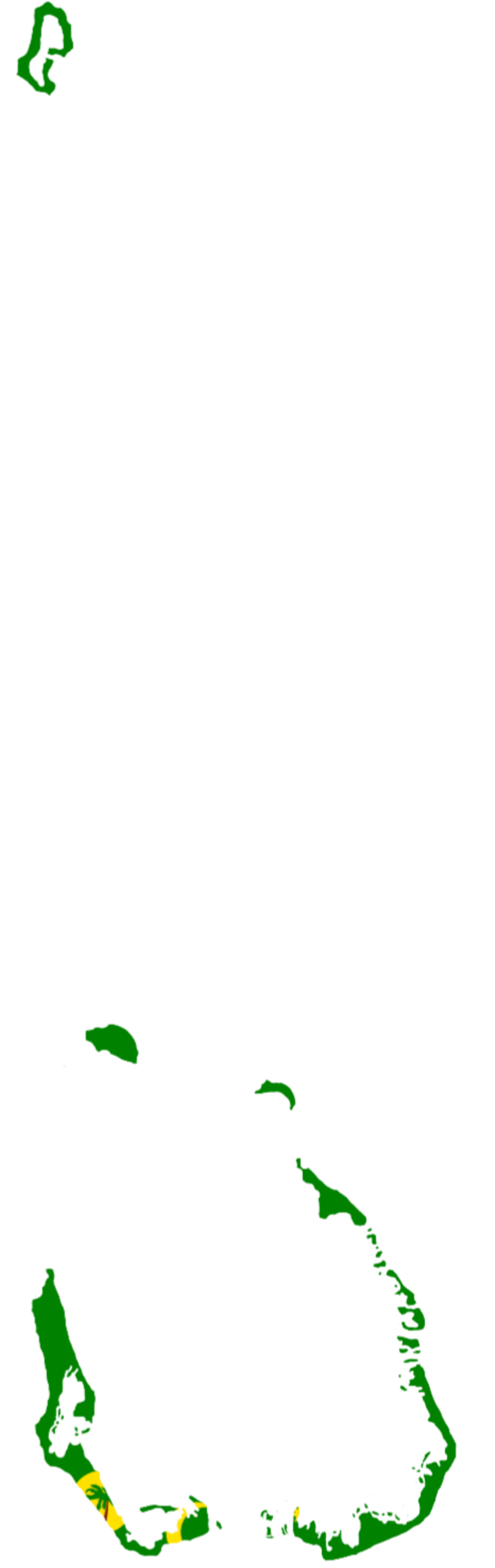 Cocos (Keeling) Islands Flag Map