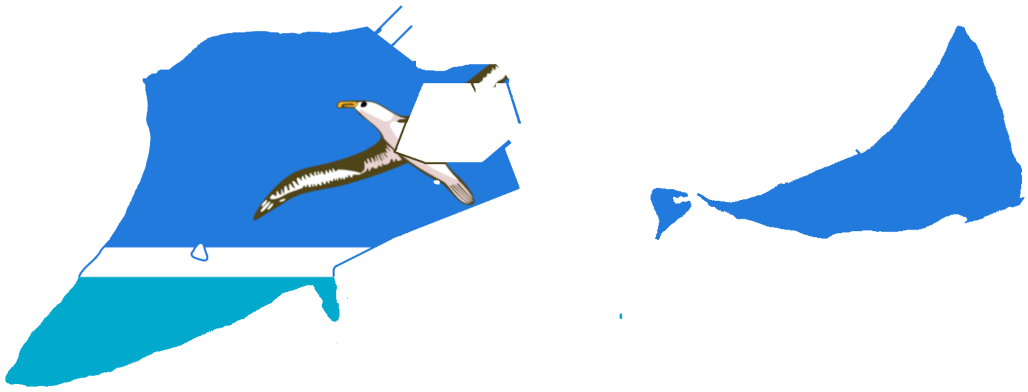 Midway Atoll Flag Map