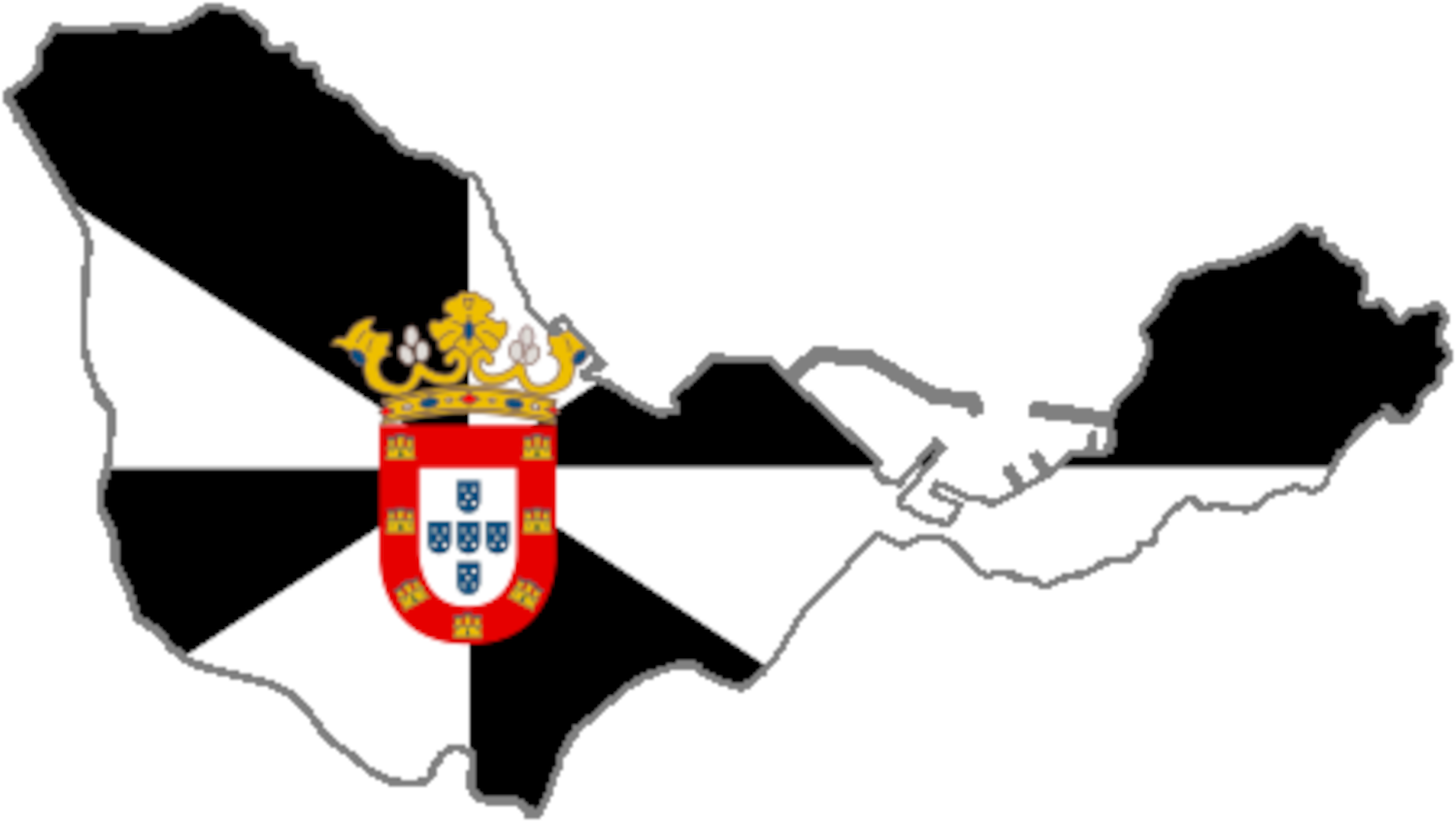Ceuta Flag Map