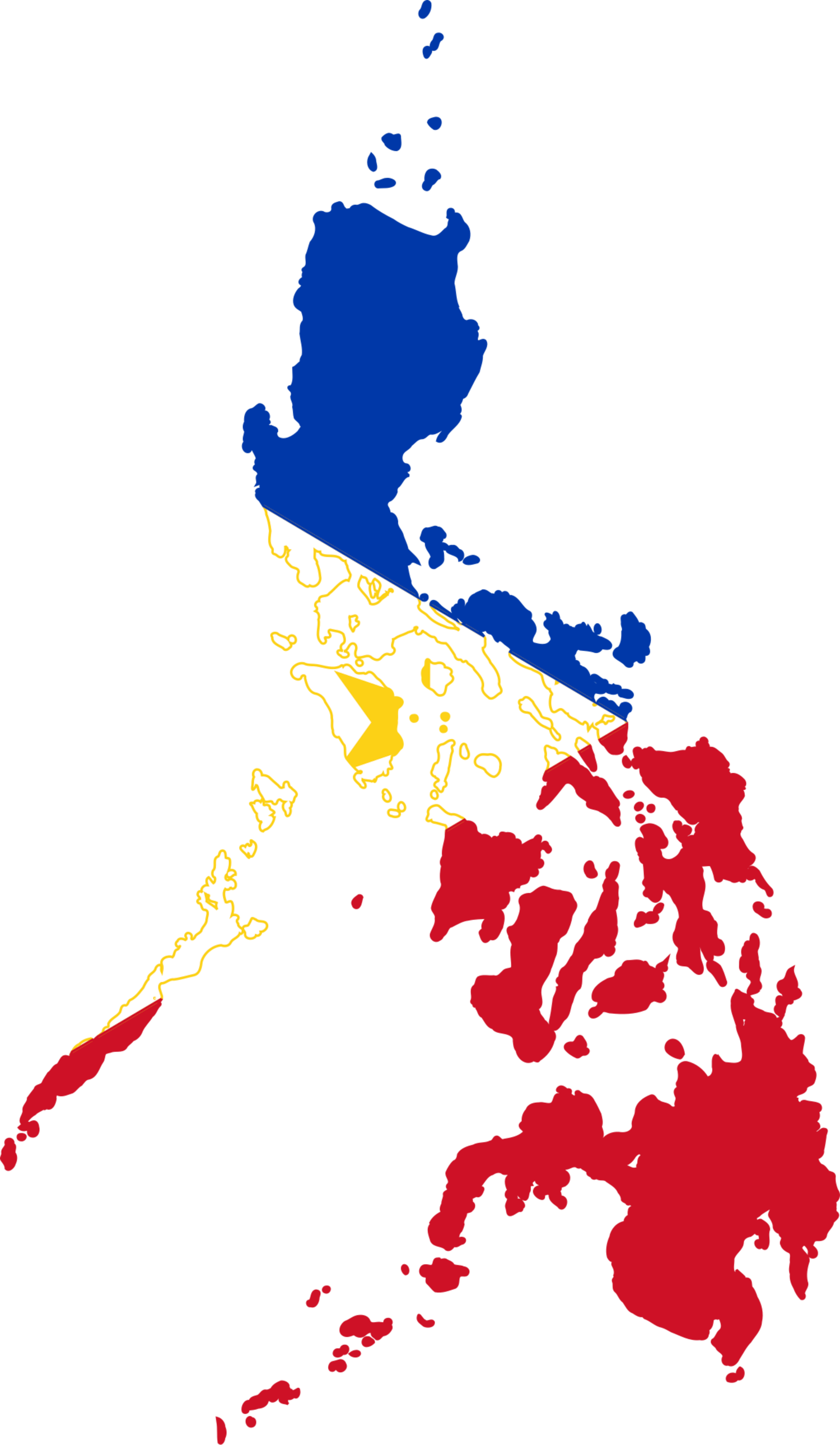 Philippines Flag Map