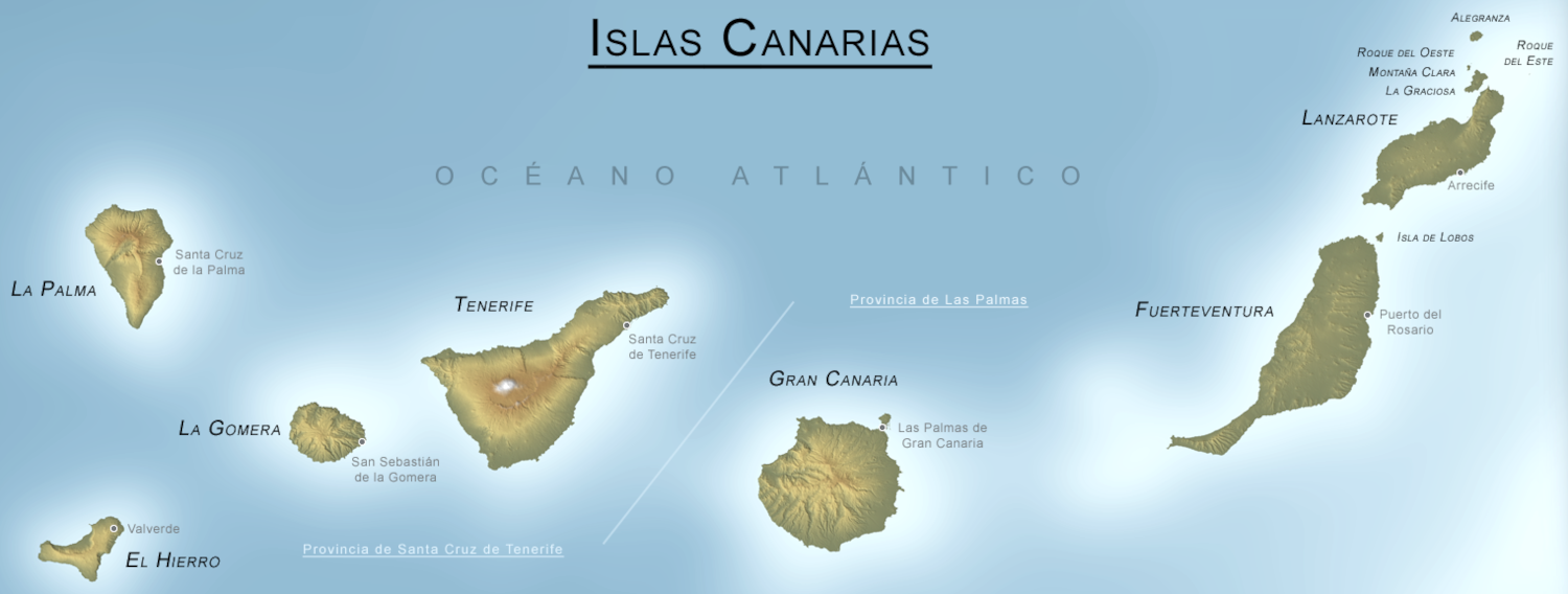 Canary Islands Map
